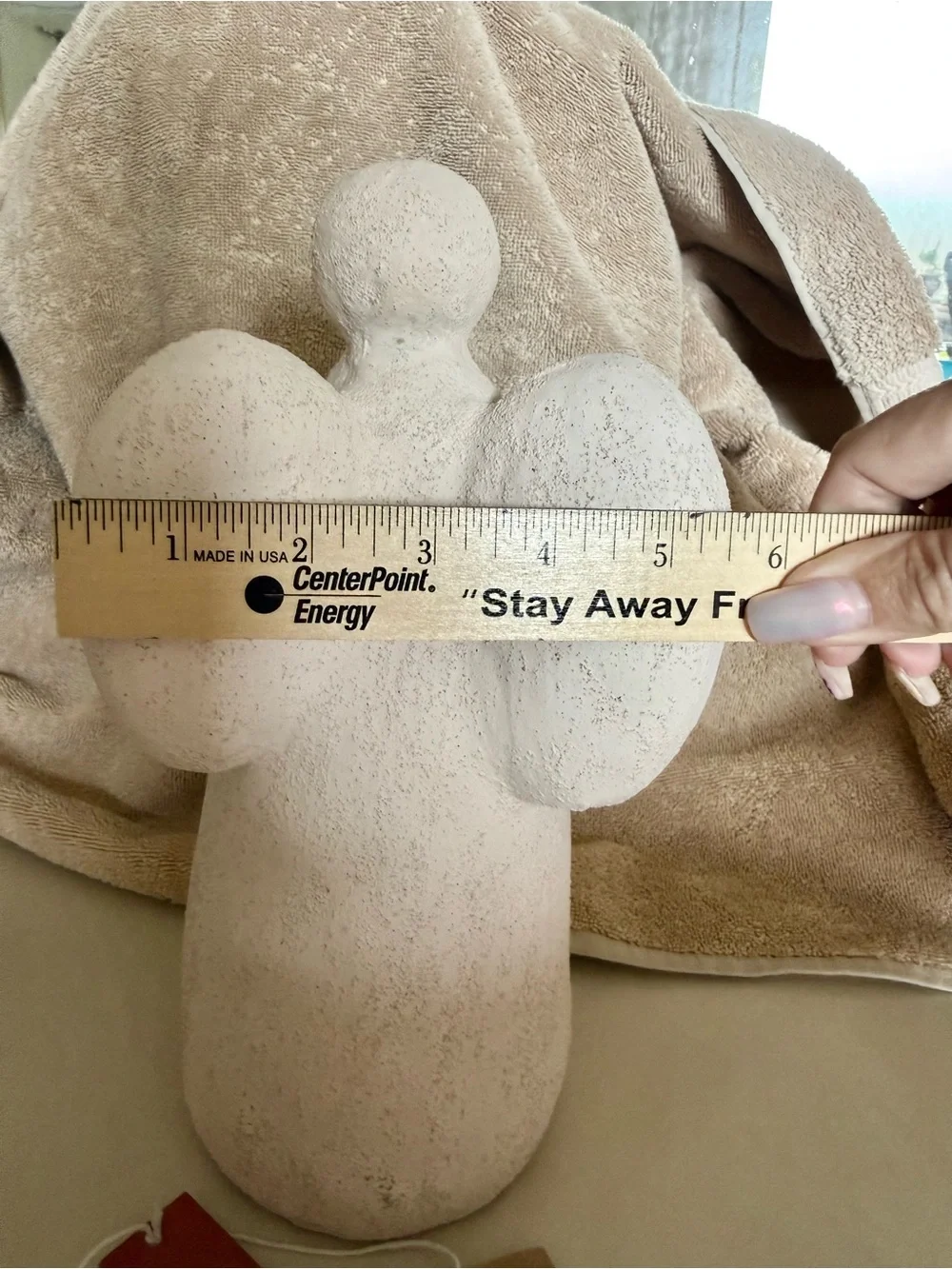 Terracotta Cream Angel Votive Holder - Decorative Home